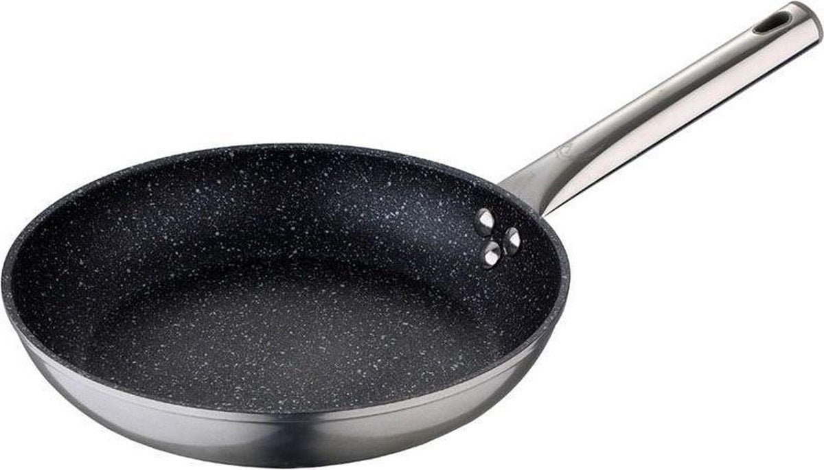 Bergner Neon Koekenpan - Ø20 cm - zilver