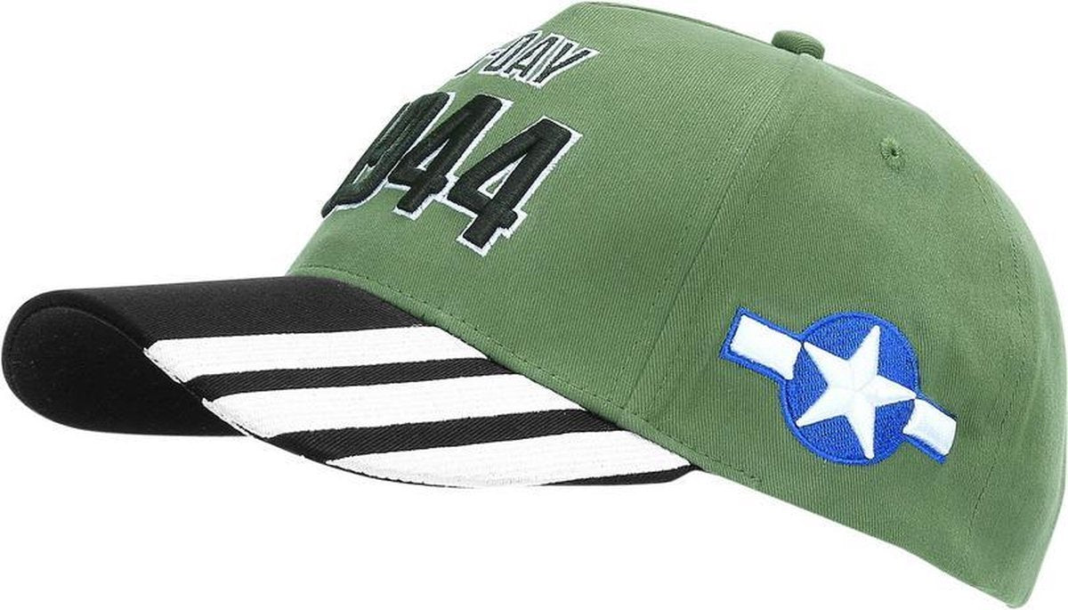 Fostex Baseball cap D-Day 1944 WWII 3D groen