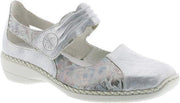 RIEKER 413G3-80 Ballerine grijs maat 36