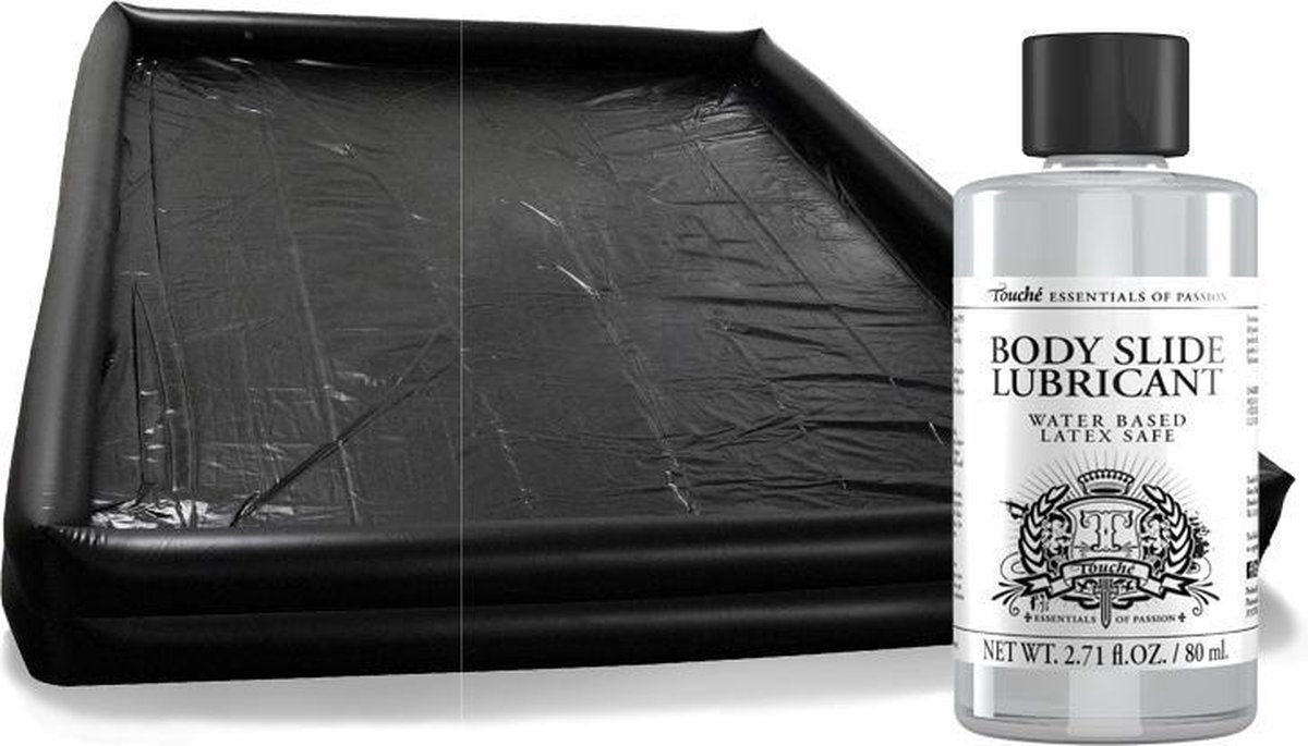 Body Slide Deluxe Massagelaken en 5 liter glijmiddel
