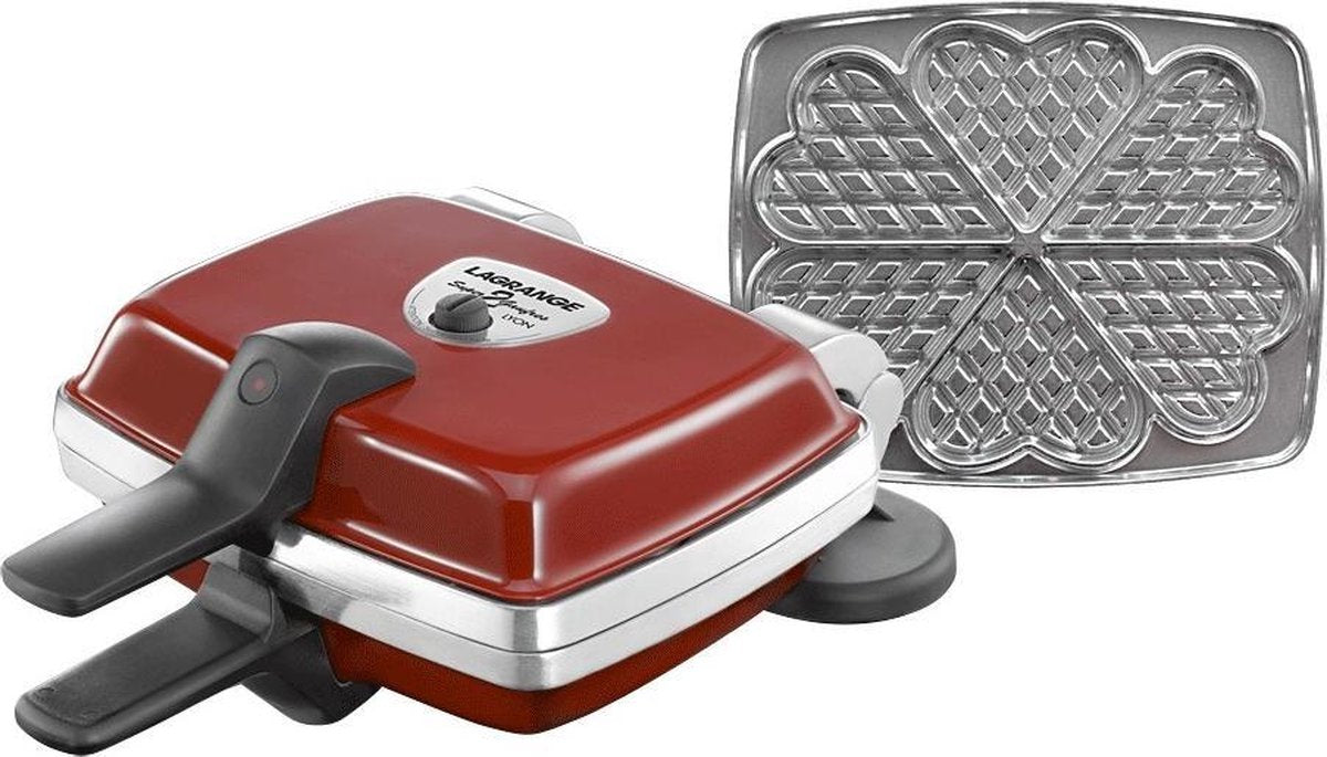 LAGRANGE 039511 6 wafel(s) Rood 1000 W