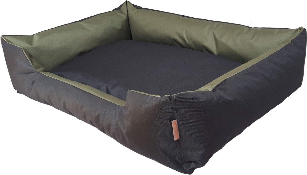 Hondenmand Cordura XXL – Zwart + Groen -  100 x 75 x 23 cm