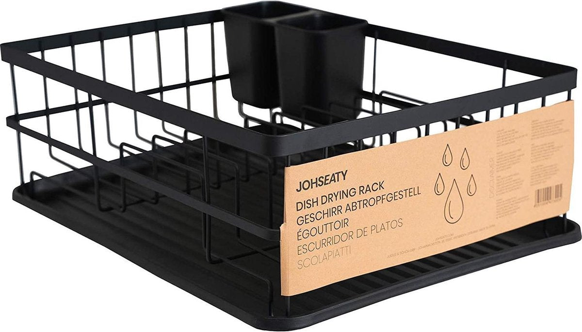 afdruiprek met lekbak -johseaty draai draaier matter black met met met met machine (42 x 31