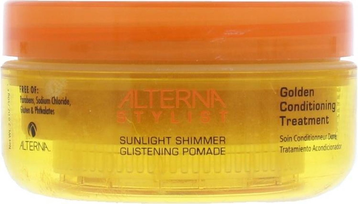 Alterna Stylist Sunlight Shimmer Glistening Pomade Golden Conditioning Treatment 60ml