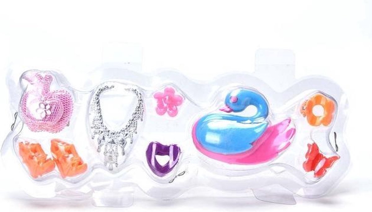 Accessoire set voor de Barbie pop: inhoud zie productbeschrijving