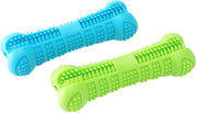 Honden blauw Tandenborstel met 1x Vanillesmaak Tandpasta set