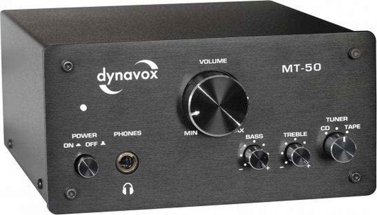 Dynavox MT-50 2.0 kanalen Thuis Zwart