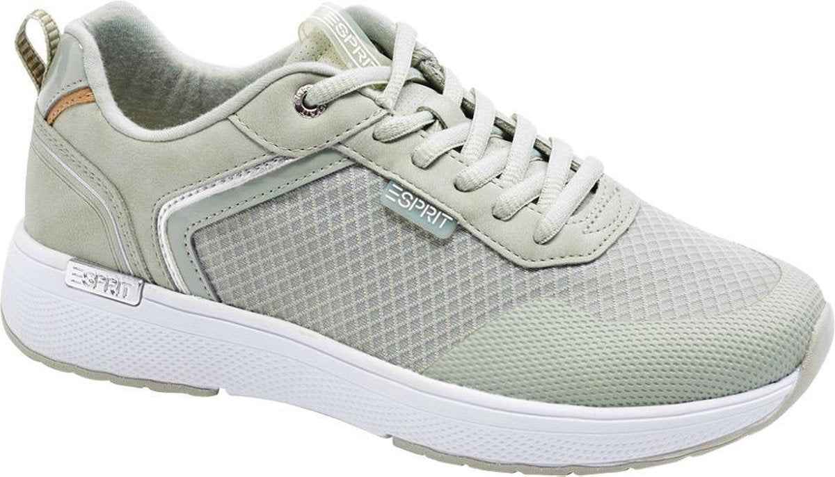 Esprit Dames Groene sneaker memory foam - Maat 39