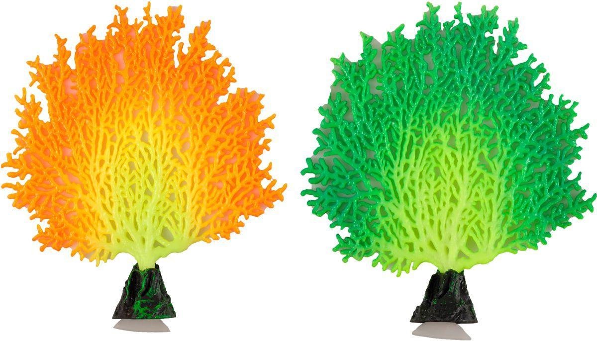Flamingo Aquarium decoratie Fluo Koraalblad