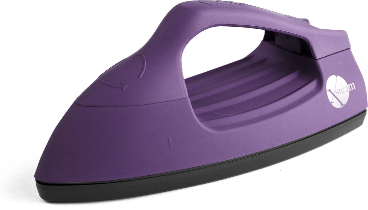 Stomer kleding X-Steam travel steamer Paars / voor thuis en op reis / levenslange garantie / kledingstomer nr 1