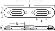 Fairline zink anode