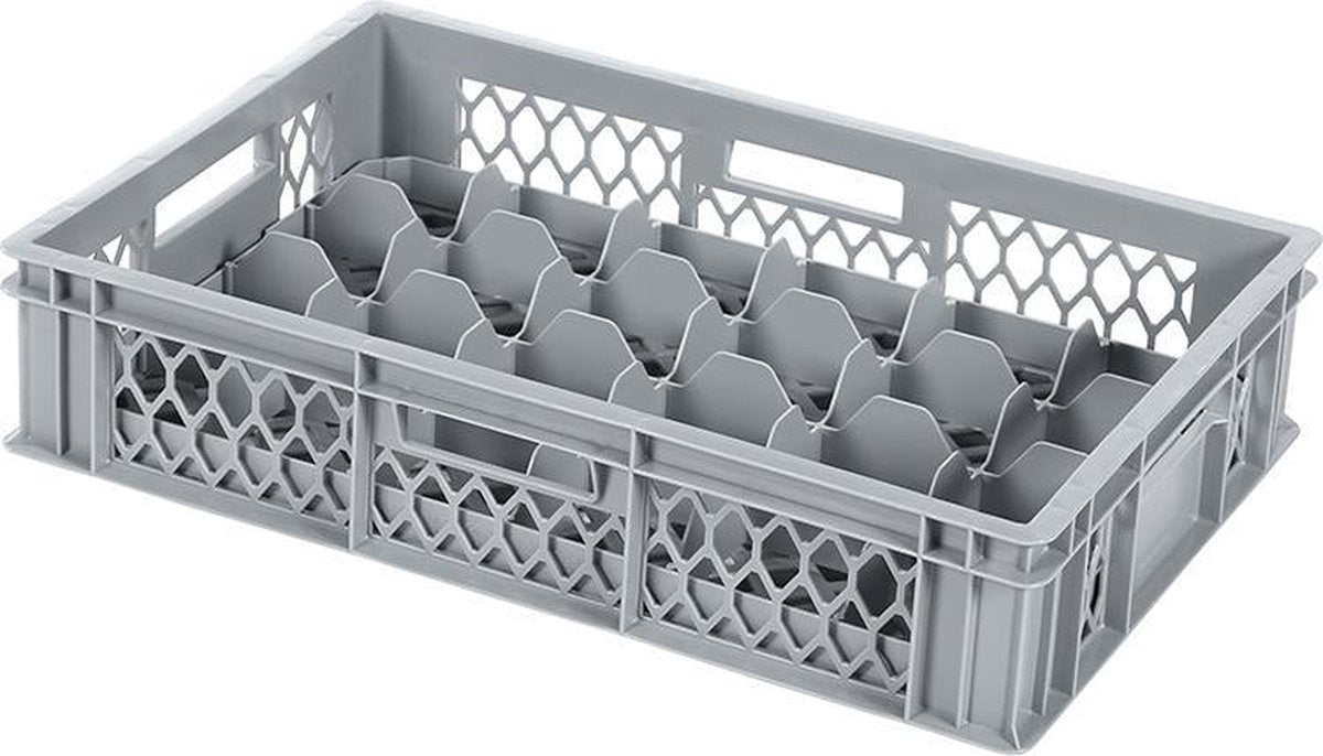 Glazenkrat voor 24 glazen - max. glashoogte 103 mm - max. Ø 85 mm