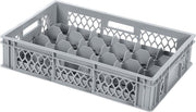 Glazenkrat voor 24 glazen - max. glashoogte 103 mm - max. Ø 85 mm