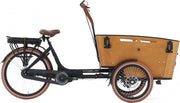 Elektrische Bakfiets Vogue Carry 3 Mat Zwart Bruin N7