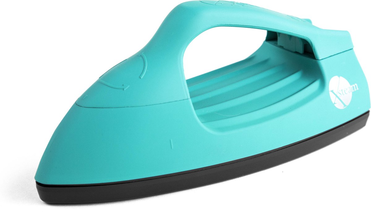 Stomer kleding X-Steam travel steamer Turquoise / voor thuis en op reis / levenslange garantie / kledingstomer nr 1