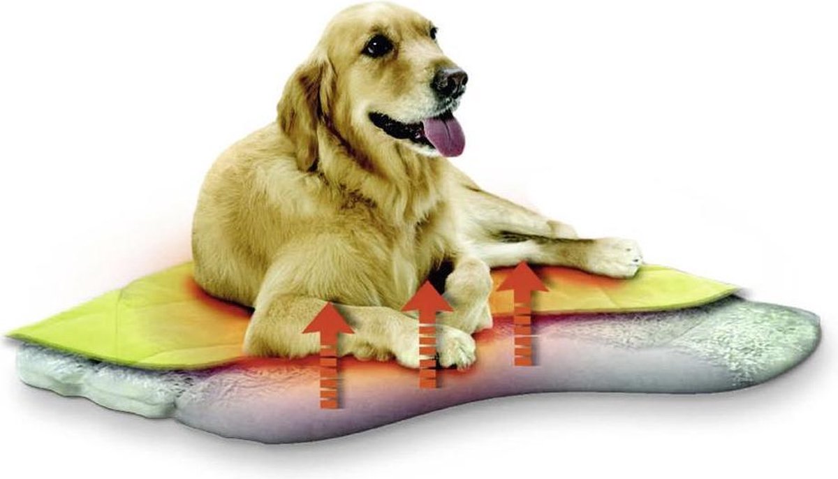 Warmtekussen hond Oster "Groen/bruin" (92*74)