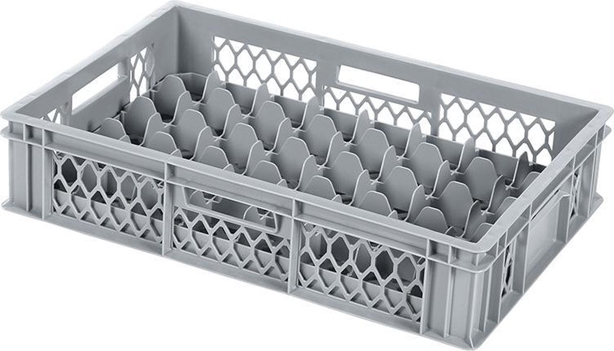 Glazenkrat voor 40 glazen - max. glashoogte 103 mm - max. Ø 65 mm