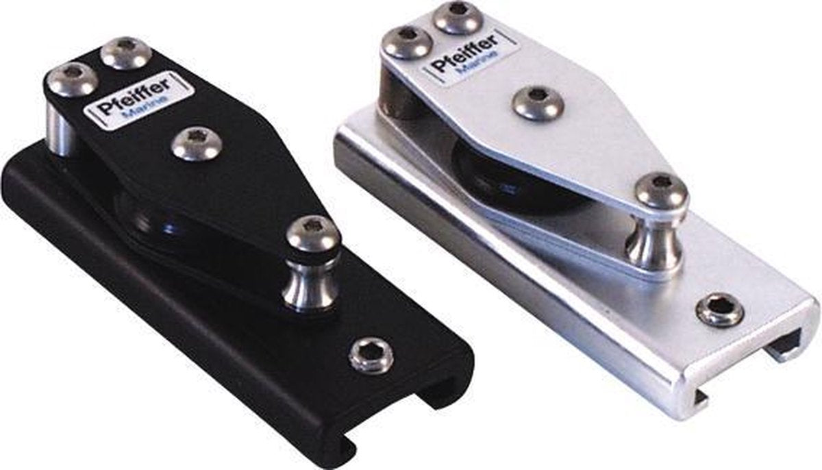 Pfeiffer Marine zilverkleurig Genuarail Eindstuk met omkeerschijf voor Rail 25 x 4 mm