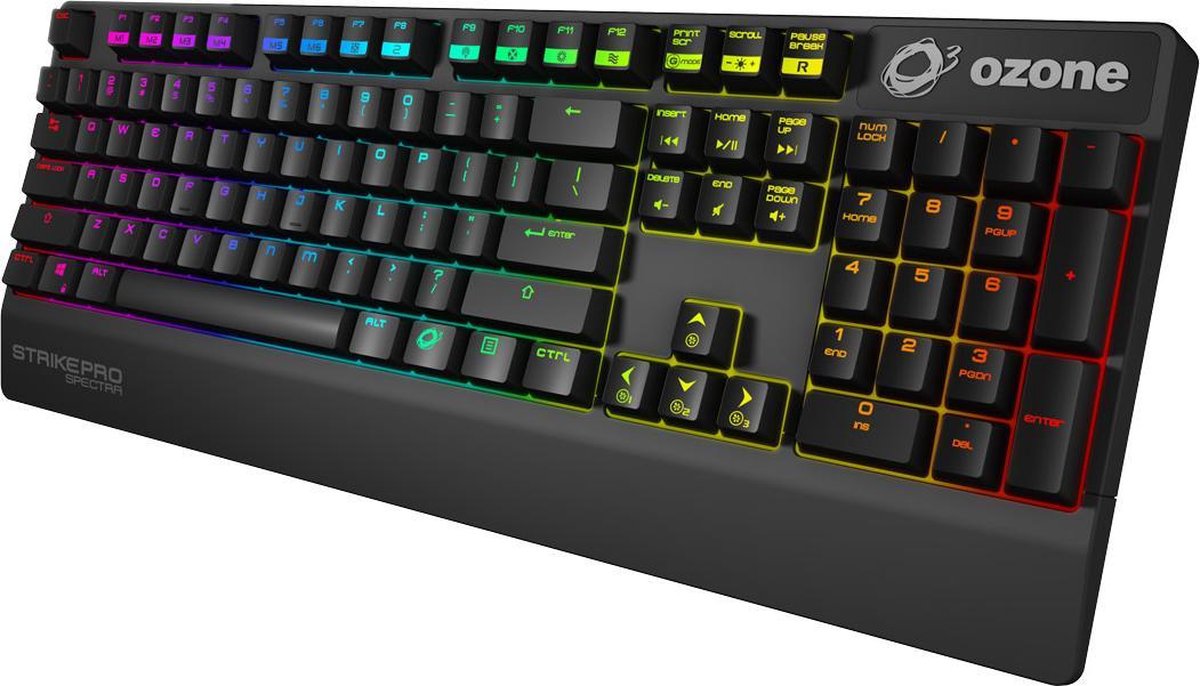 Ozone Strike Pro Spectra mechanisch gaming toetsenbord US layout