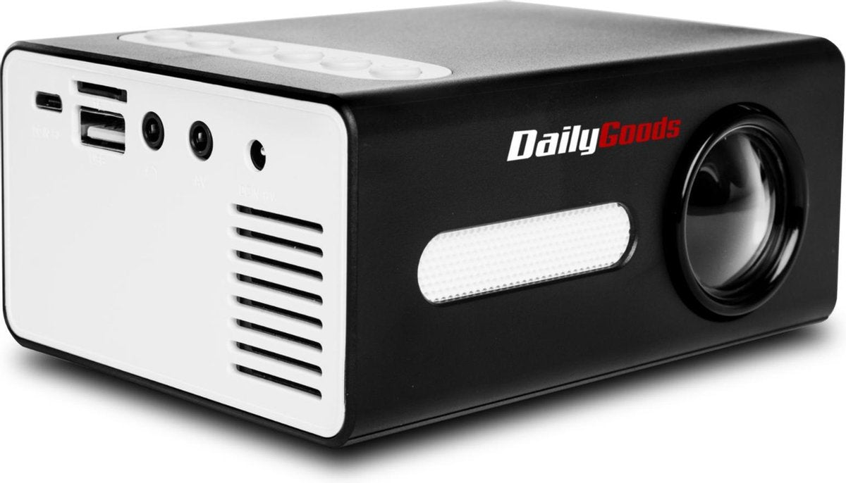Dailygoods Mini Beamer - Mini Projector - Full HD 1080P - Thuis Bioscoop - Makkelijke bediening