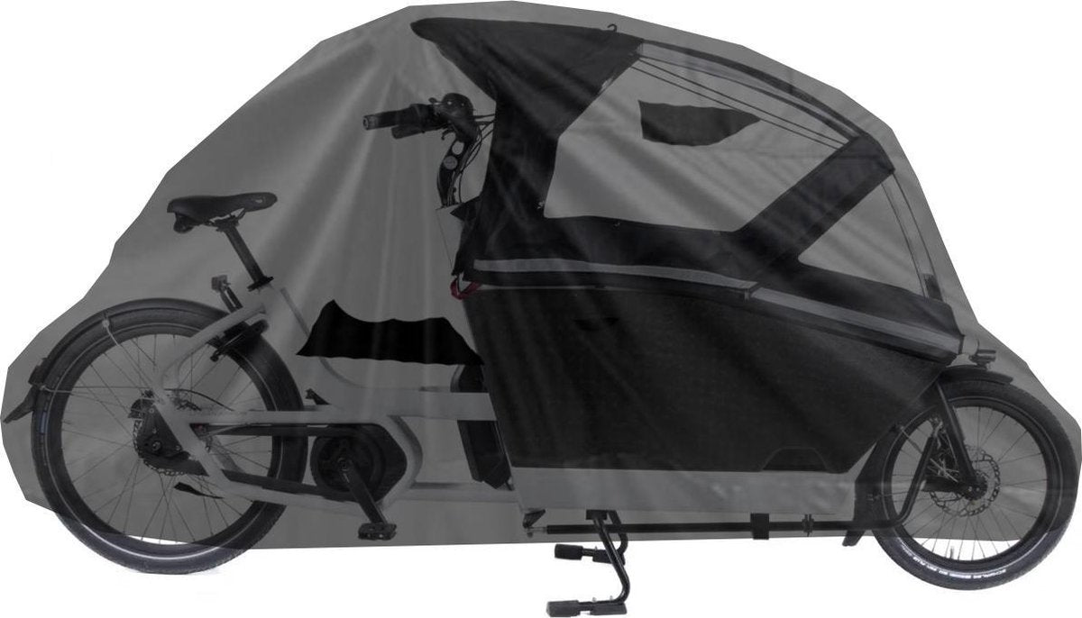 Cargo Bakfietshoes | Voor 2-wielers met regentent | Zwart | Maxxcovers