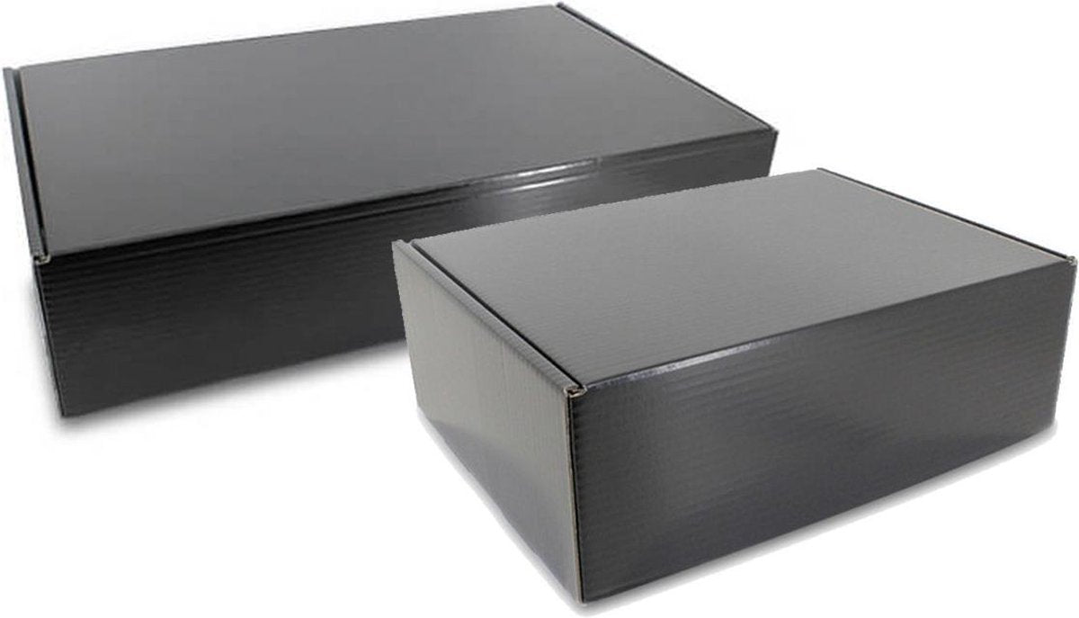Cateringdozen 380x300x140mm Zwart - 25 st