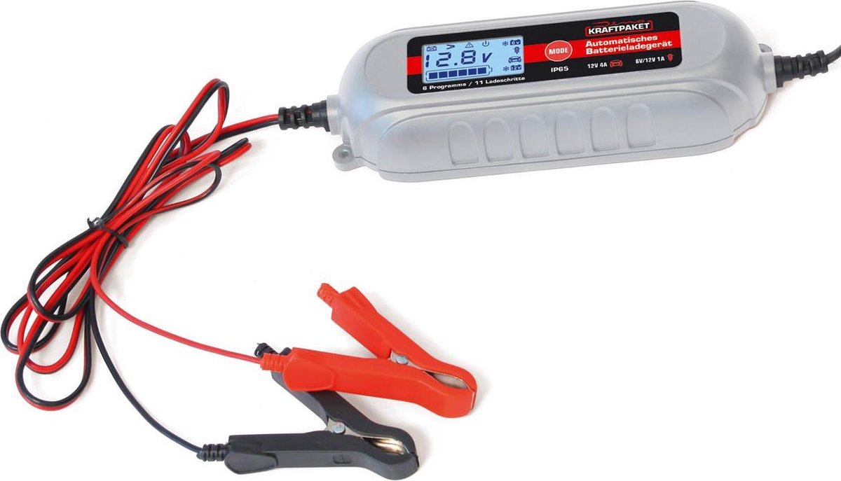 Dino Acculader / druppellader met LCD scherm