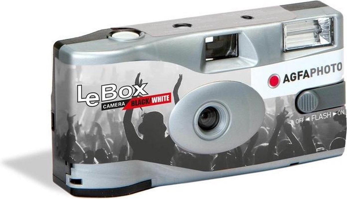 2x Bruiloft/huwelijk wegwerp camera met flitser en 36 zwart/wit fotos - Vrijgezellenfeest zwartwit fotos weggooi fototoestel