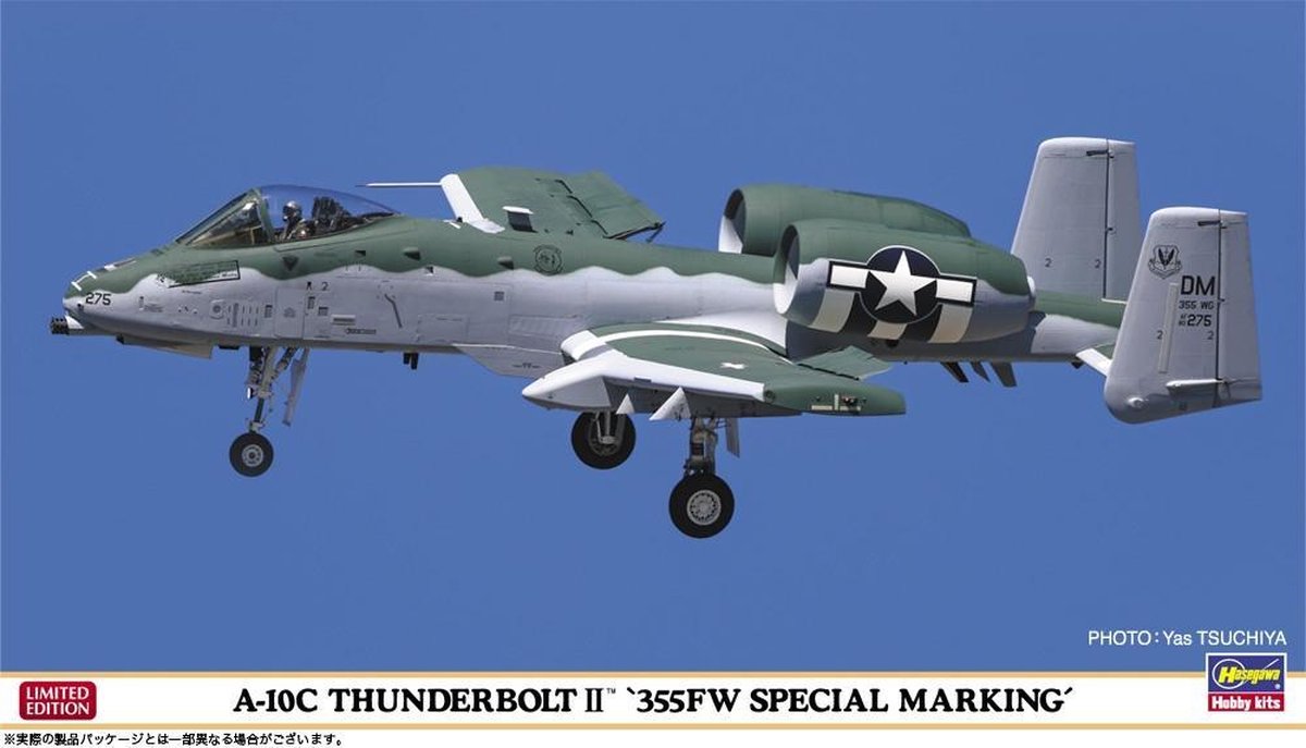 Hasegawa - 1/72 A-10c Thunderbolt Ii 355fw (7/20) * - HAS602333 - modelbouwsets