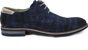 Blauwe Bugatti Veterschoenen Laino