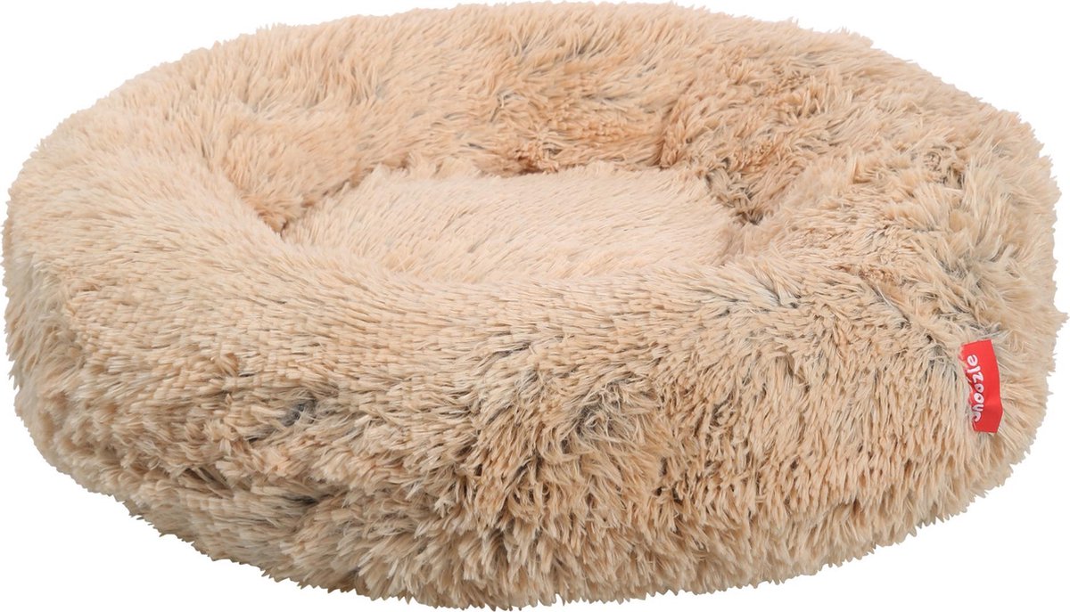 Snoozle Hondenmand - Superzacht en Luxe - Wasbaar - Fluffy - Donut - Hondenkussen - 60cm - Sandy Beach