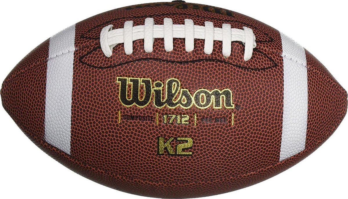 Wilson K2 Composite Peewee Size 5 - Brown - Maat 5 American Football