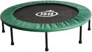 SPRING Mini Trampoline - 140 cm opvouwbaar - Black Edition - groene rand