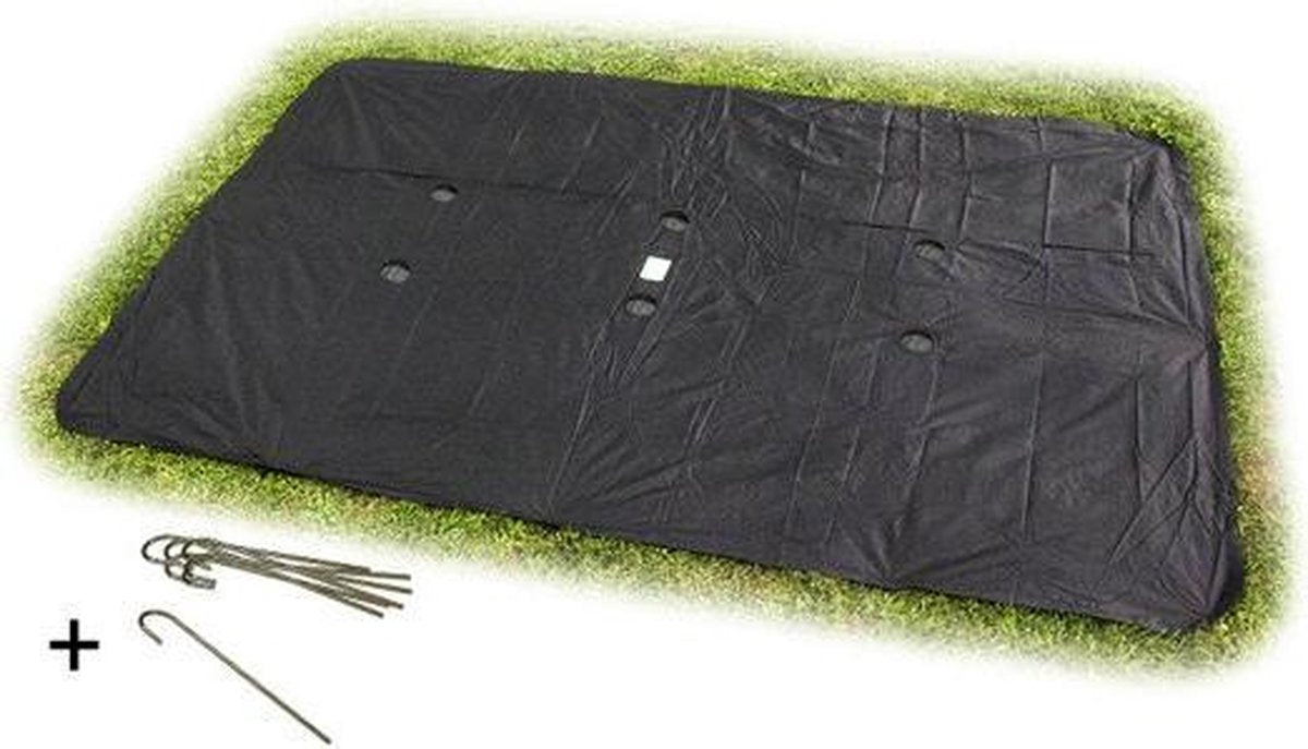 EXIT groundlevel trampoline afdekhoes rechthoekig 244x427cm