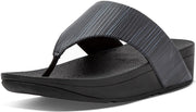 FitFlop  Vrouwen Rubber  Slippers / Damesschoenen Textured toe sand - Zwart - Maat 37