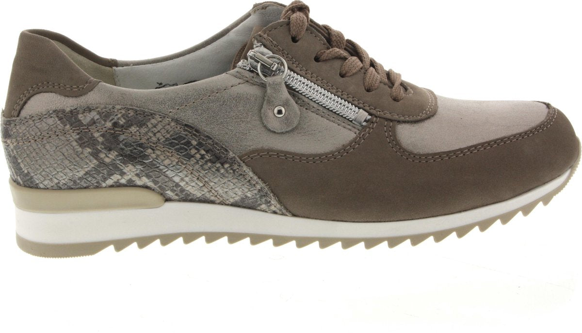 Waldlaufer 370013 H - Dames Lage sneakers - Kleur: Taupe - Maat: 42