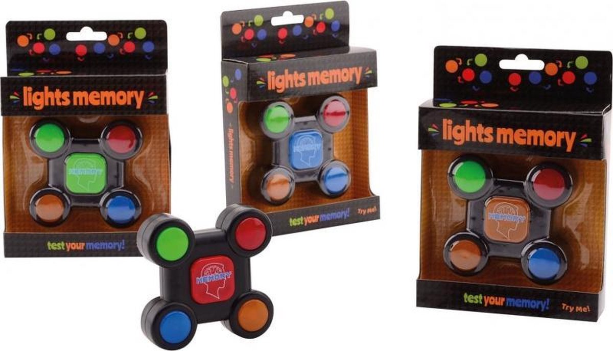 Memory spel met licht en geluid