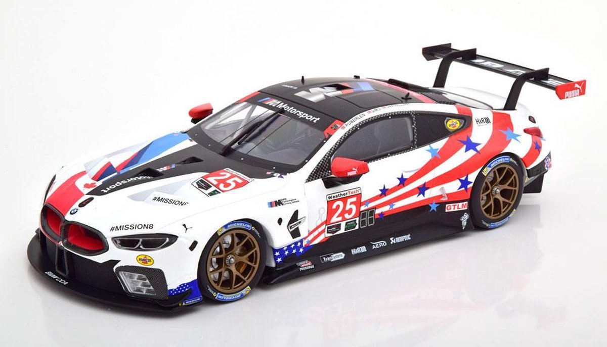 BMW M8 GTE BMW Team RLL #25 6h Watkins Glen 2018 - 1:18 - Minichamps