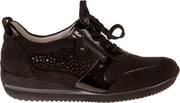 Waldlaufer 980006 zwarte veterschoen dames maat 7½
