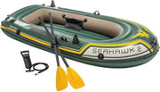 2 Persoons opblaas boot met hengelhouders en peddels 236 cm - Roeiboten/vissersboten - Bootje varen