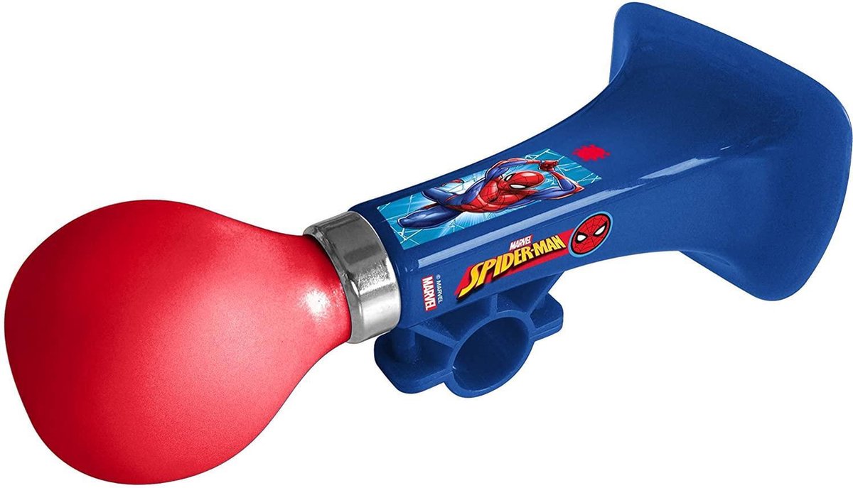 Stamp Luchthoorn Marvel Spider-man Junior 20 X 10 Cm Blauw/rood