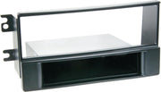 1-DIN Paneel met aflegbakje. Kia Sportage 2008-2010 Kleur: Zwart