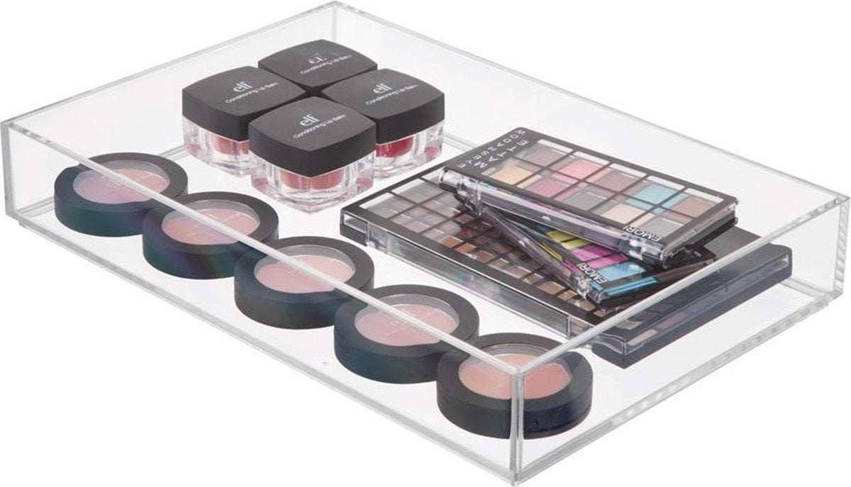 Ladebakjes stapelbaar make-up iDesign - Clarity