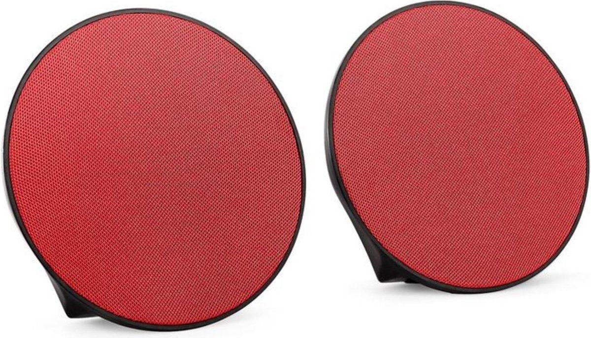 Dynasphere draagbare bluetooth luidspreker rood AUX