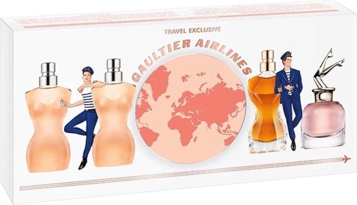 J.P. Gaultier - Miniature set SET Classique Edt 6ml/La Belle Edp 6ml/Scandal Edp 6ml/Scandal A Paris Edt 6ml - ML