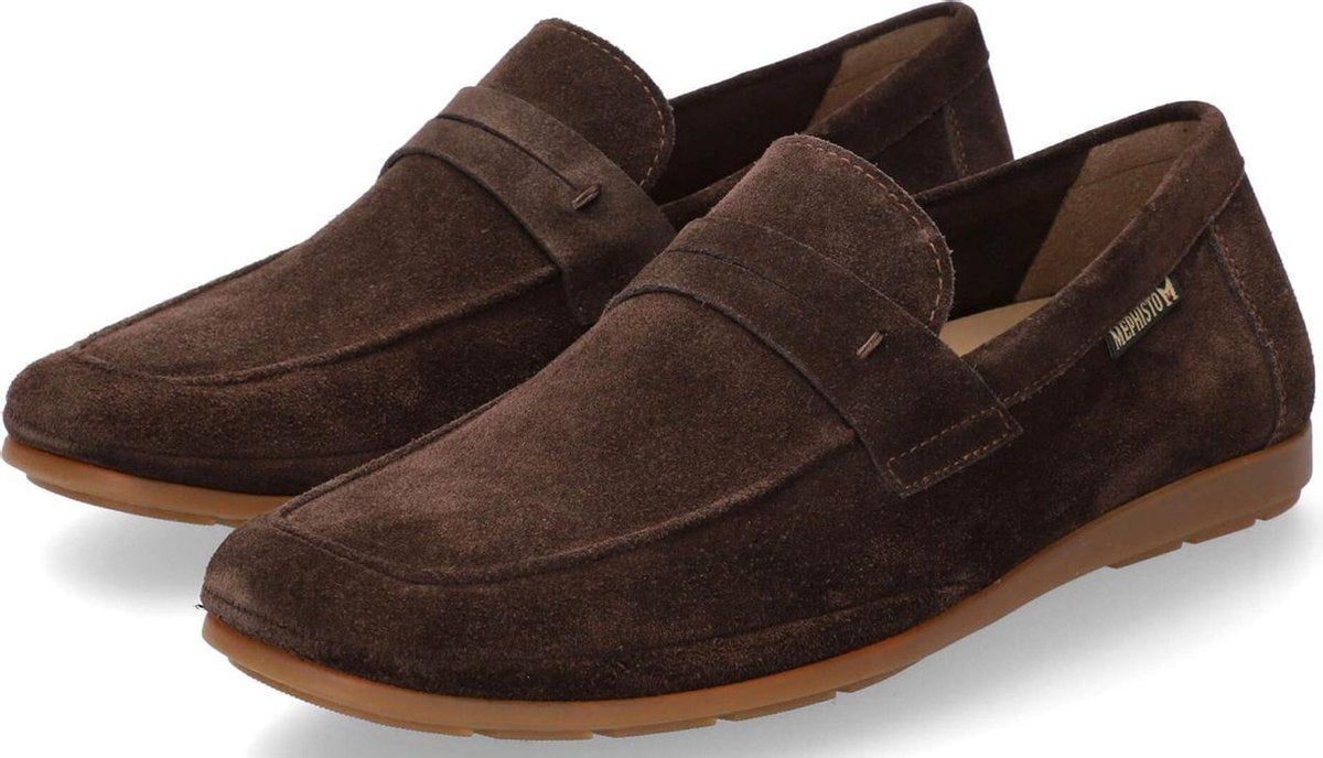 Mephisto ALEXIS heren instapper - Donkerbruin - Maat 47.5