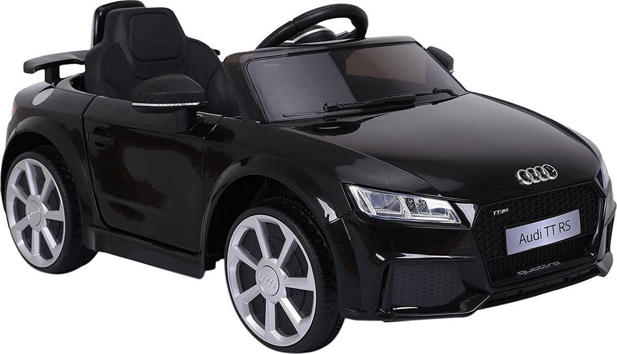 Elektrische Kinderauto Audi TT Zwart 12V Met Afstandsbediening
