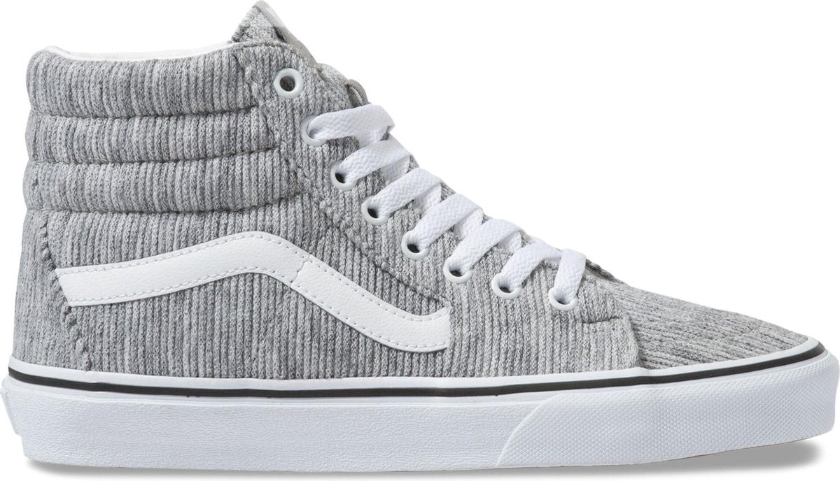 Vans - Dames Sneakers Vans Sk8-Hi (Rib Knit) - Grijs - Maat 41