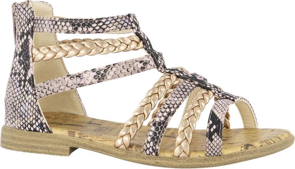 Graceland Kinderen Roze sandaal slangenprint - Maat 35