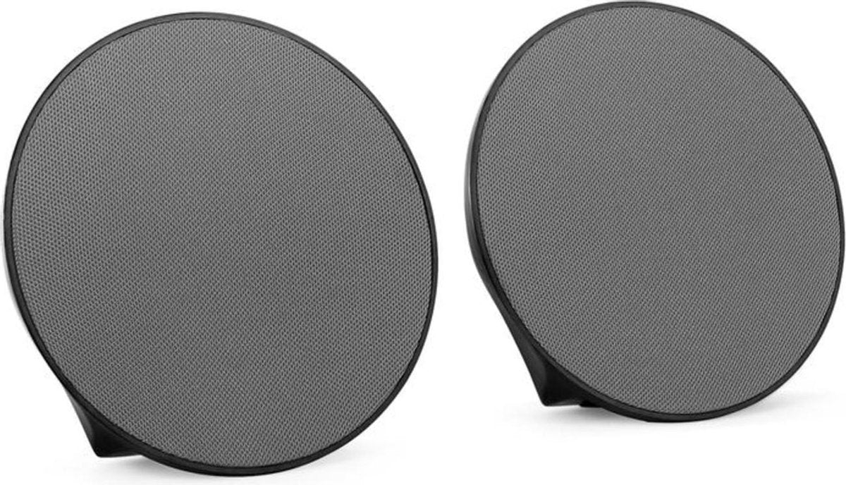 oneConcept Dynasphere draagbare bluetooth luidspreker grijs AUX